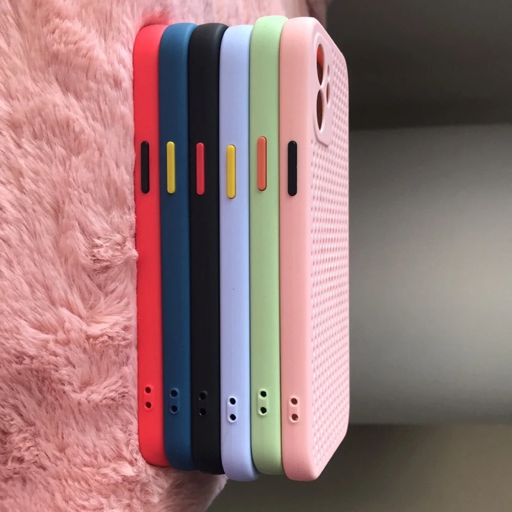 For iPhone 12 phone case with heat dissipation